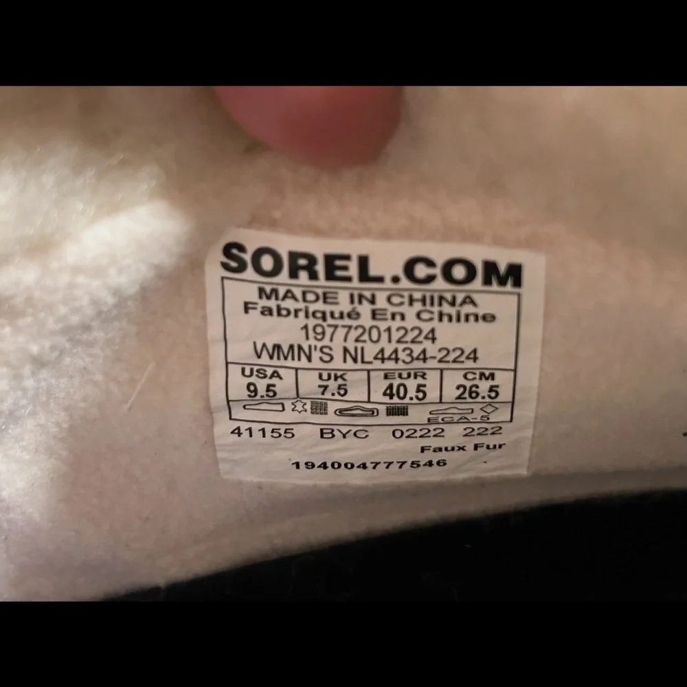 Sorel Out N About III Conquest Waterproof Boots Camel Brown Womans 9.5